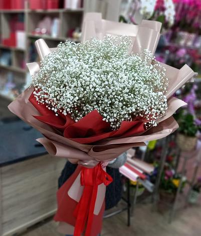 Букет цветов из: Гипсофила в Ковдоре
