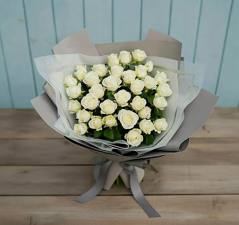 Букет Белоснежная нежность в Ковдоре
