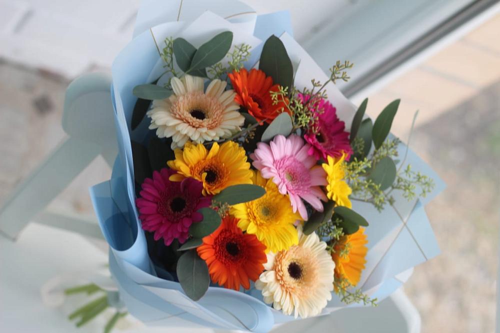 Букет цветов из: Герберы в Ковдоре