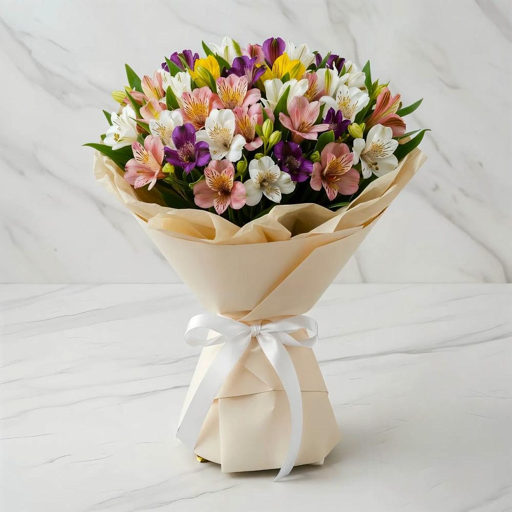 Букет цветов из: Альстромерии в Ковдоре