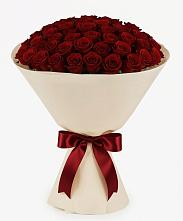 Букет 101 Бордовая роза Блэк Бакарра в Ковдоре