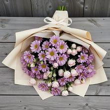 Букет цветов из:  Розы и Хризантемы #REPLACE_PRED# Ковдоре