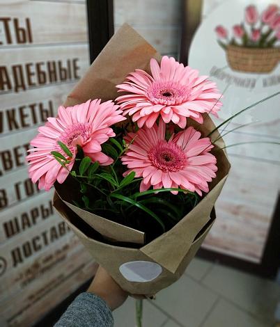 Букет цветов из: Герберы в Ковдоре