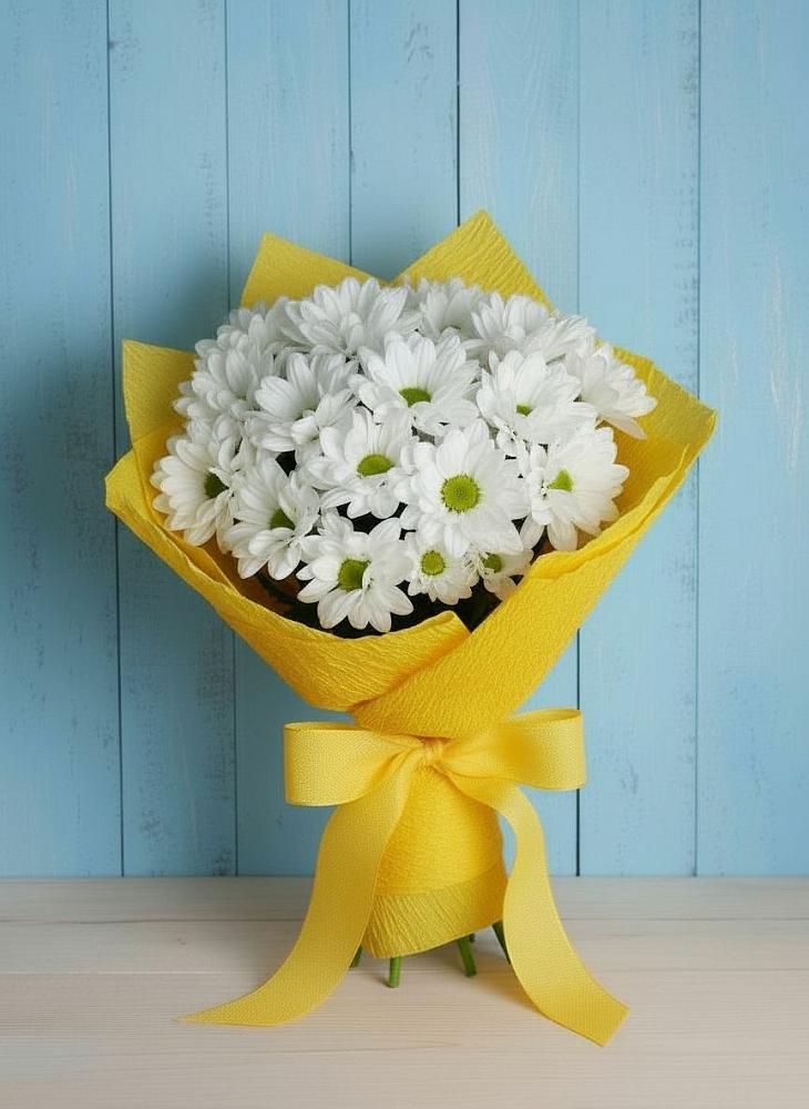 Букет цветов из: Хризантемы в Ковдоре