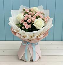 Букет цветов из:  Розы в Ковдоре