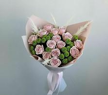 Букет цветов из:  Розы и Хризантемы в Ковдоре