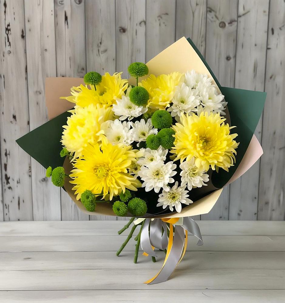 Букет цветов из: Хризантемы в Ковдоре