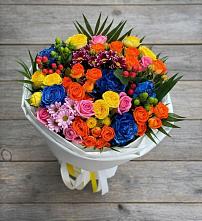 Букет цветов из:  Розы и Хризантемы #REPLACE_PRED# Ковдоре