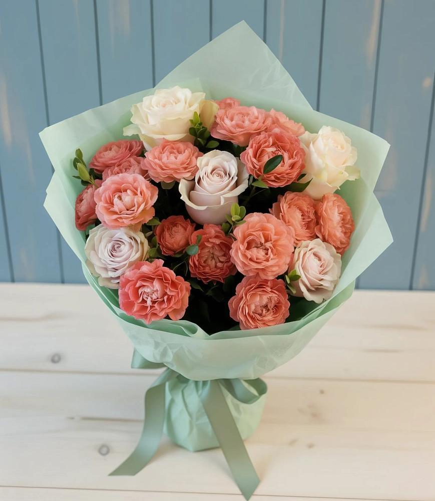 Букет цветов из: Розы в Ковдоре