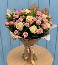 Букет цветов из:  Розы в Ковдоре