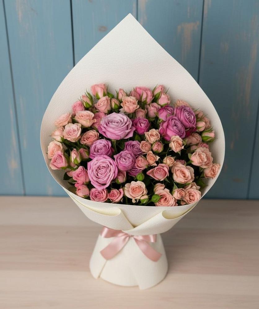 Букет цветов из: Розы в Ковдоре
