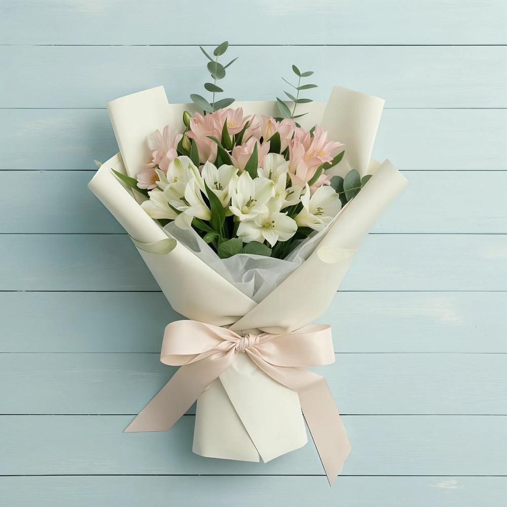 Букет цветов из: Альстромерии в Ковдоре