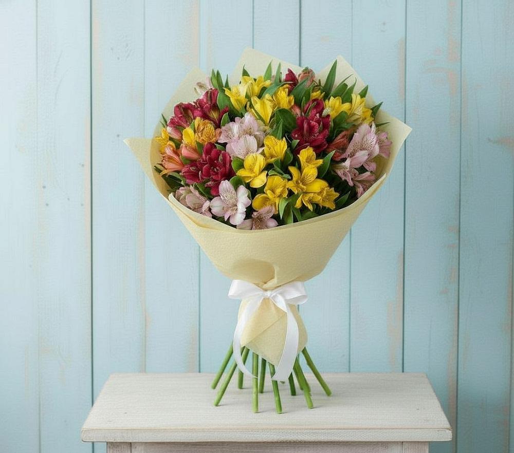 Букет цветов из: Альстромерии в Ковдоре