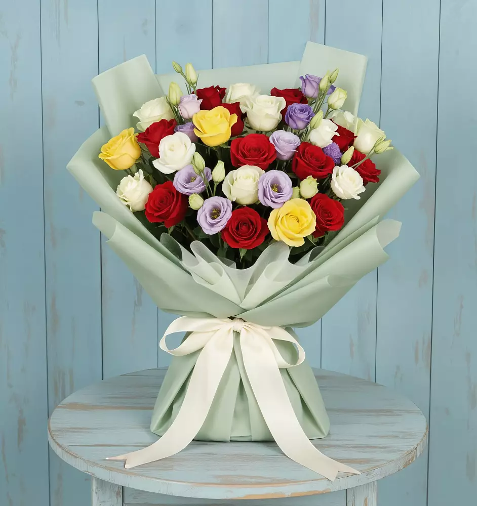 Букет цветов из: Розы в Ковдоре